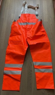 Warnschutz Latzhose Orange Groesse XXL 62/64