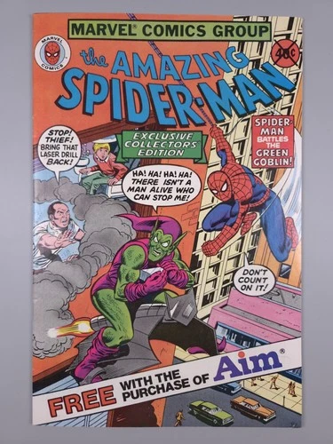 Amazing Spider-Man AIM Toothpaste Giveaway NM – Rare Promo – High Grade Goblin