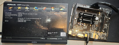 ASRock Q1900M Mainboard - J1900 CPU - 8GB DDR3 RAM - Intel HD
