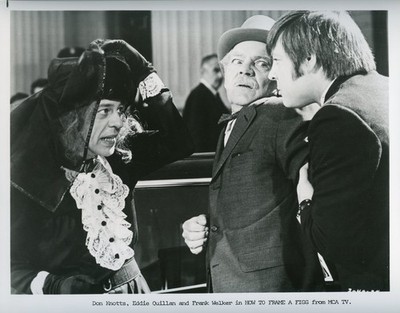 HOW TO FRAME A FIGG 8x10 b/w Press Photo / Don Knotts/Eddie Quillan/Frank Welker