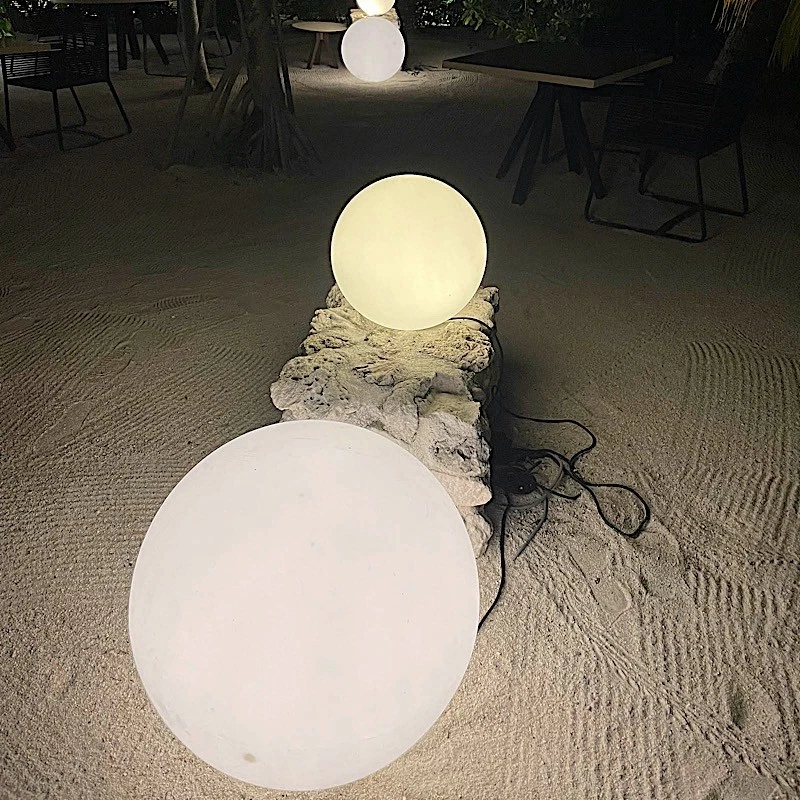 20" ASSORTED LED Ball Orb Battery Operated FLOATING POOL LIGHT Wedding Party - Image 2 of 4