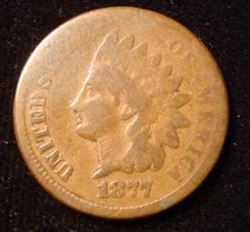 1877 Indian head cent The KEY