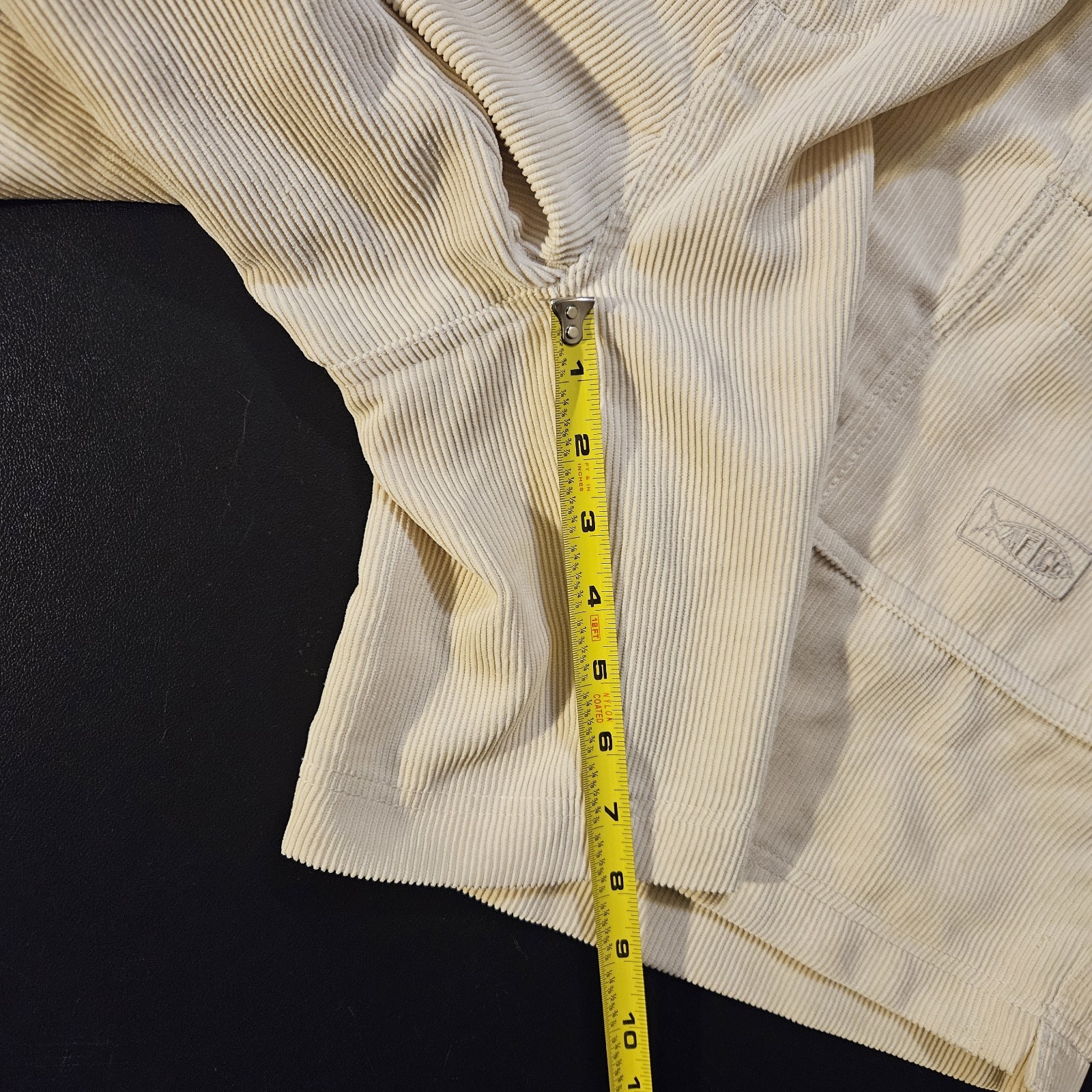 Aftco Corduroy 8" Shorts Khaki Cargo Fishing Bluewater Outdoor Hiking Mens 42