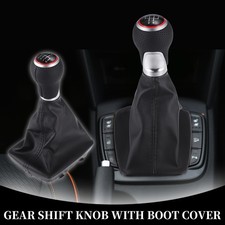 Schaltknauf mit Schaltsack 5-Gang-Schaltgetriebe für Audi A4 S4 S-Line 2007-2015