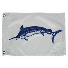 Taylor Made Products 2918 Blue Marlin Flag Nylon 12-inch x 18-inch  NEW