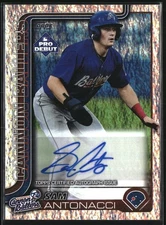 2025 Topps Pro Debut #PD-109 Sam Antonacci Base Autographs Sparkle Foil #/175