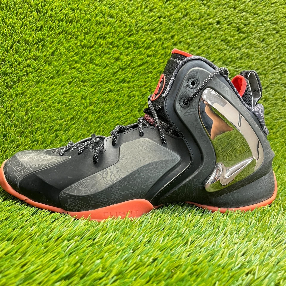 Nike Lil Penny Posite PRM QS Mens Size 12 Black Gray Athletic Shoes Sneakers - Image 4 of 4