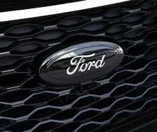 2004-16 Ford Emblem 9Inch F150 F250 F350 Front logo Grille Tailgate Black Emblem