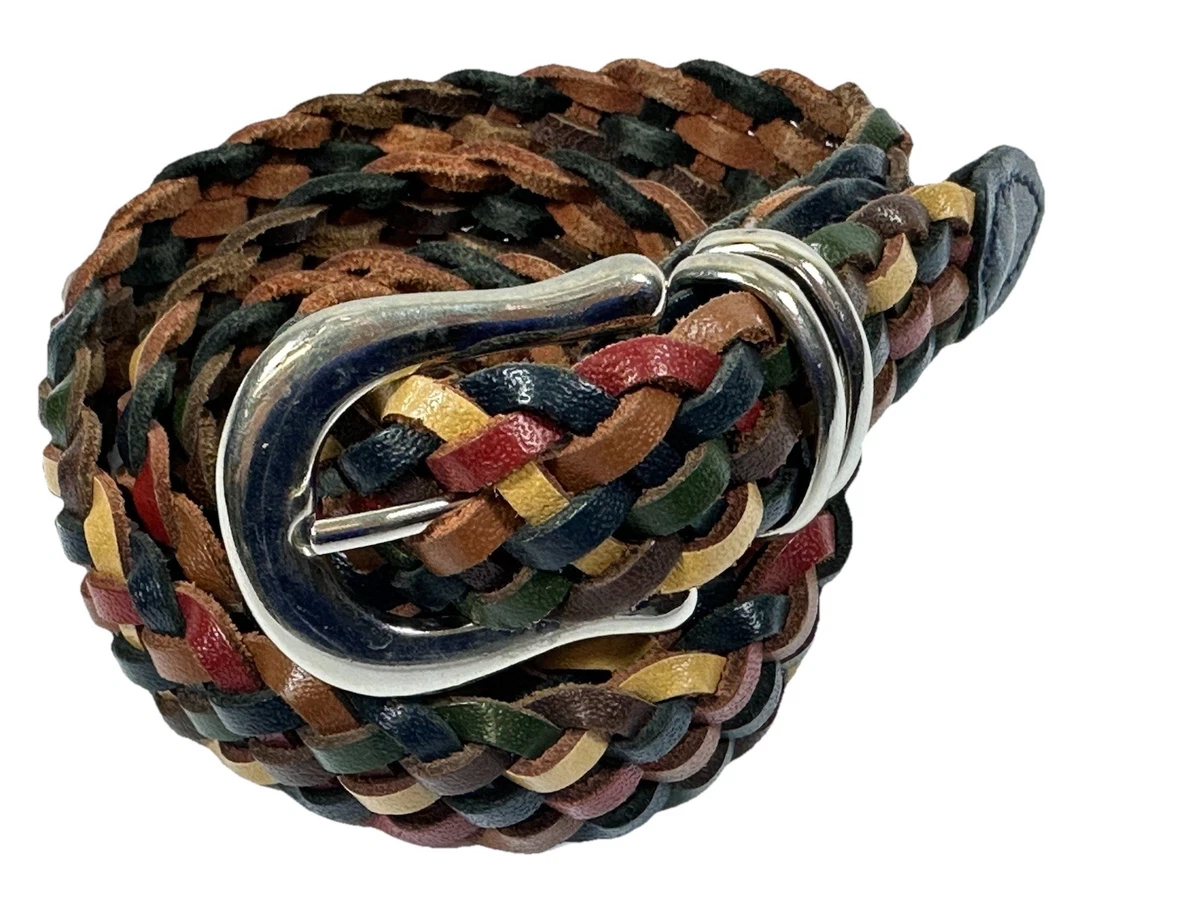 Size XL Multicolor Braided Belt Belts for Women for sale | eBay display picture 3