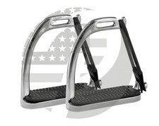 4'', 4.25   , 4.50   ,4.75   , 5    Inch Peacock Horse Stirrups Polish Equestrian...