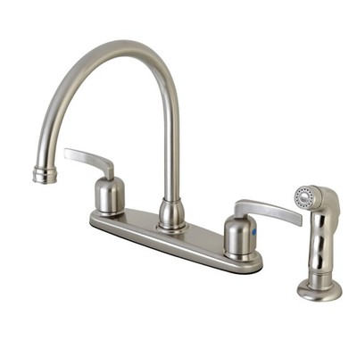 Kingston Brass FB79.EFLSP Centurion 1.8 GPM Standard Kitchen - Nickel