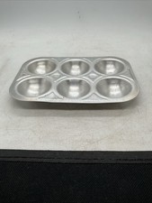 Muffin Muffin Baking Sheet - Child  s Tin Toy - Silver - 5.75  x4  