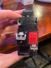 Bulldog Pushmatic 30A 2-Pole Circuit Breaker Cat. No. 31230 – Tested & Working
