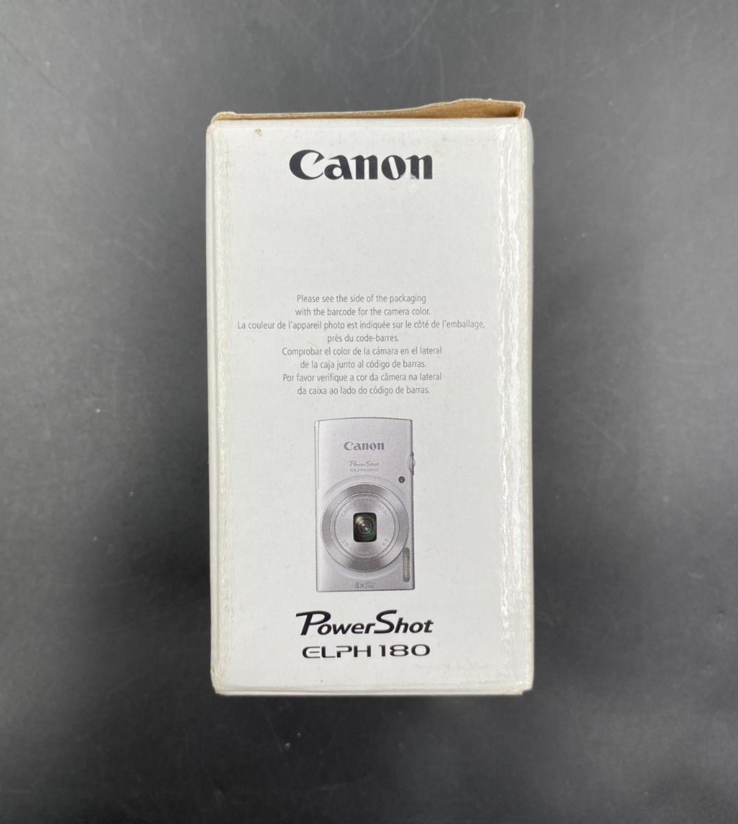 Canon PowerShot ELPH 1093C001 180 Digital Camera - Silver for sale