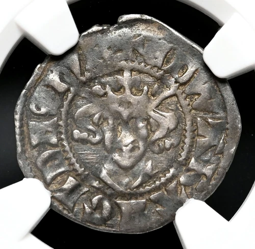 ENGLAND. Edward I Longshanks, 1272-1307. Silver Penny, London mint, NGC XF40
