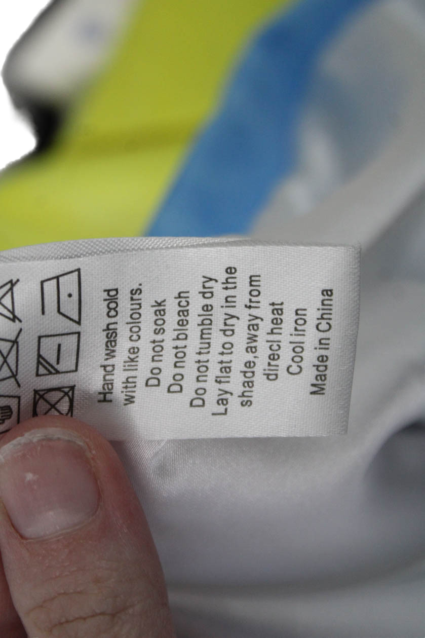 Lioness Women Yellow Collared Long Sleeve Blazer Size S