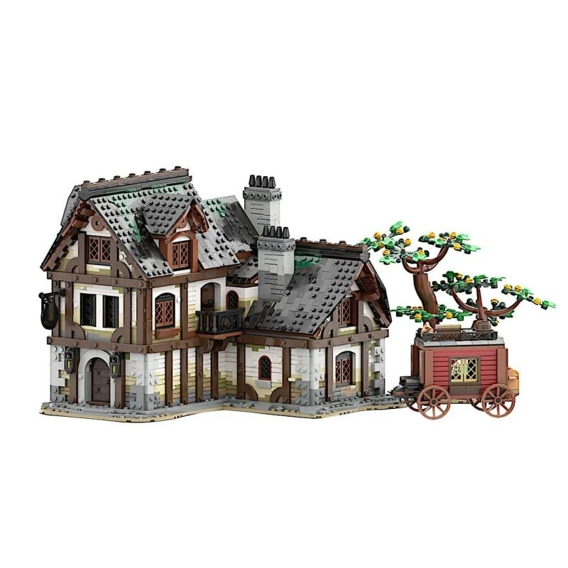 MOC-177601 Medieval Tavern with Interior Modular Building 3422 Pieces - Image 3 of 4