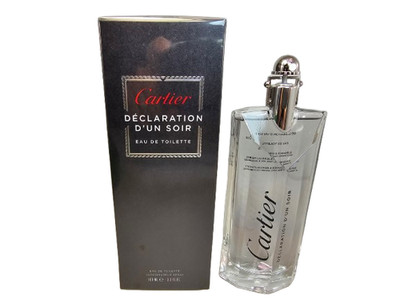 Declaration D'un Soir by Cartier 3.3 oz/100 ml Eau De Toilette Spray SEALED