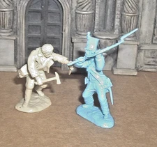 1/32  Paragon  Custom Alamo Defender & Mexican Soldato In Combat #4192