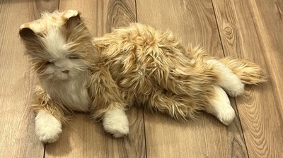 AGELESS INNOVATION'S Joy for All Interactive Companion Pet Cat Orange Tabby READ