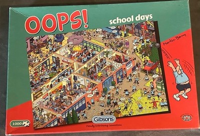 Gibsons OOPS! Schultage 1000 Teile Puzzle Martin Berry vollständig