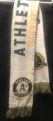 Oakland A's Athletics MLB Baseball 5+ Five Plus Years Season Ticket Holder Scarf