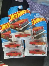 Lot Of 5 2026 Hot Wheels Cool Classics 210 55 Chevy 180250 Red Lot Of 5 2026 Hot Wheels Cool Classics 210 55 Chevy 180250 Red