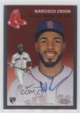 2023 Topps Chrome Platinum Anniversary Narciso Crook Narcisco #CPA-NCR Auto 11nq