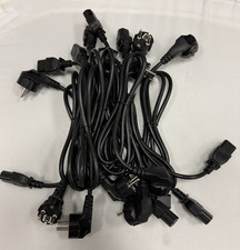 Lot of 10 Desktop PC 3-Prong AC Computer Power Cords Plug EU Europe 1m/3.28 ft