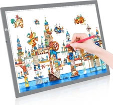 A2 LED Copy Board Light Tracing Box, Ultra-Thin Artcraft LED Trace Light Pad