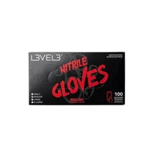 L3VEL3 PROFESSIONAL NITRILE GLOVES - RED Fast Ship | Authorized Dealer