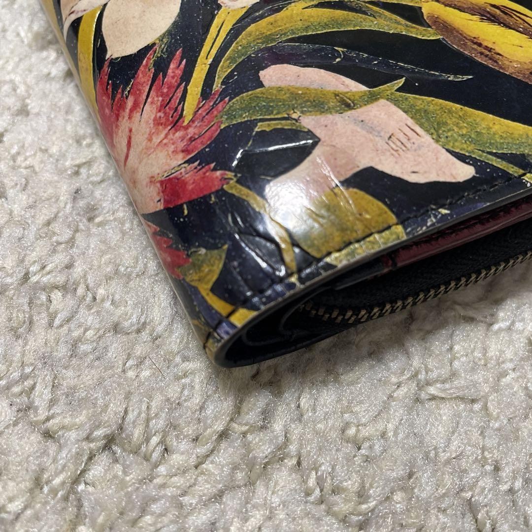 Vivienne Westwood Floral Print Bi-fold Wallet with Zipper | eBay