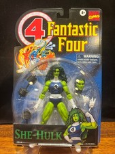 Marvel Legends RETRO Fantastic Four SHE-HULK 6 Inch Action Figure