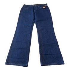 dickies Women’s jeans 10 regular 27x31 Relaxed 5 Pocket Straight Flannel Lined