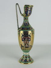 Ceramica Gialletti Deruta Vaso Mosaico Bizantino Anfora Maiolica Epoca XX Sec.