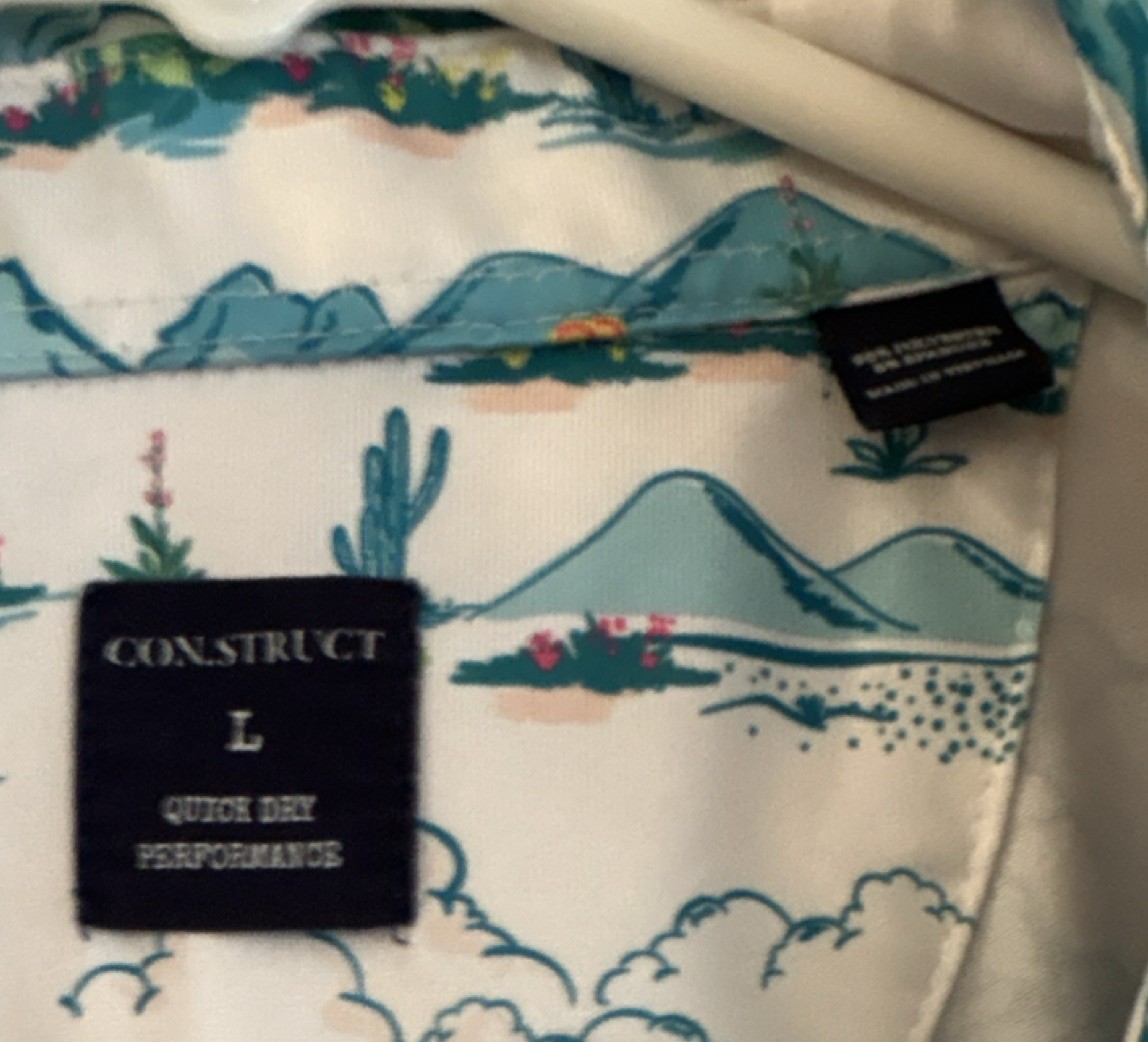 CONSTRUCT Quick Dry Performance Desert Print Shir… - image 3