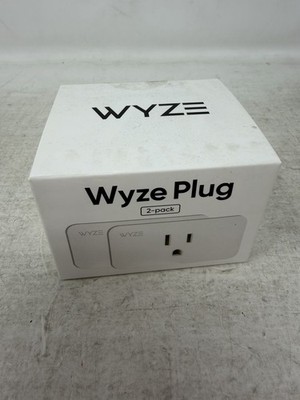 2-Pack WYZE Smart Plug - Works with Alexa & Google - WLPP1CFH