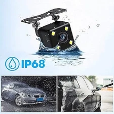4-LED Waterproof Backup Camera Night vision HD Rear view Camera Night vision