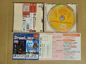 SEGA Dreamcast Samba de Amigo Maracas Controller HKT-9700 + Game