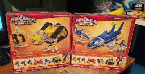 lots 2   Mega Bloks, Power Rangers Megaforce shark & tiger mechazord - Photo 2 sur 4