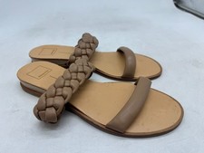 Dolce Vita Platform Slippers Slides Sandals Women's Beige Comfort Casual - 9.5