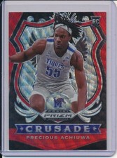 PRECIOUS ACHIUWA 2020 PRIZM DRAFT PICKS CRUSADE RUBY RED WAVE PRIZMS RC MIAMI