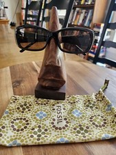 Vintage Y2K Fossil Abigail Dazzling Tortoise Shell Sunglasses Rhinestone