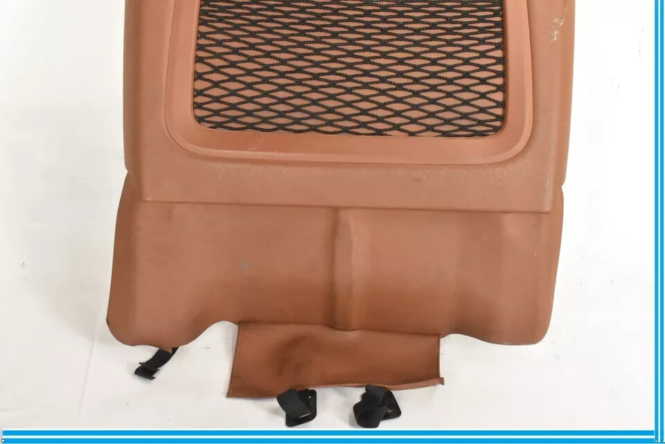 14-17 Maserati Ghibli M157 Front Left Driver Side Seat Back Cover Brown OEM