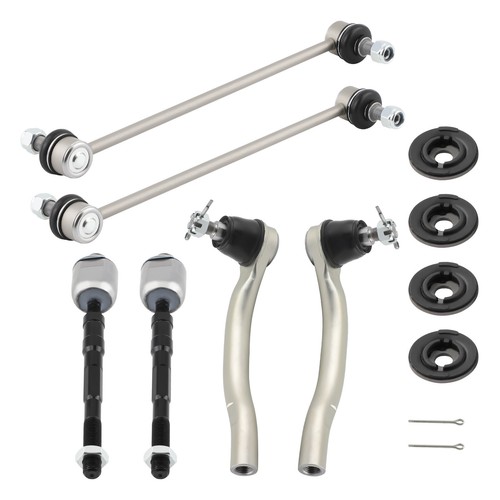 Front Lower Control Arms Sway Bar Links Tie Rods Kit for 2009-2015 Honda Pilot - Picture 20 of 28