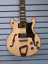 Hagstrom Alvar Compact Semi Hollow Swedish Frost