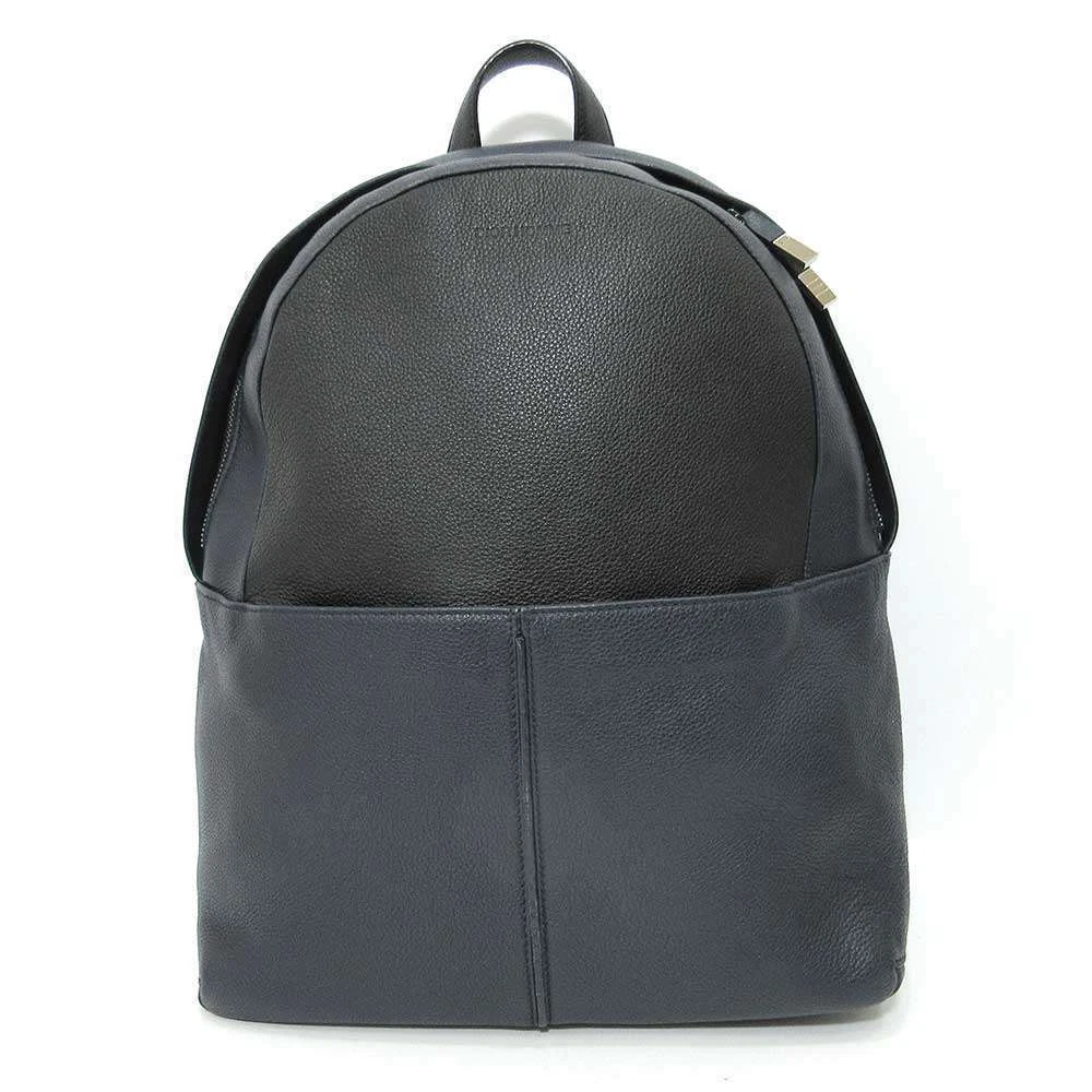 Sac à dos Dior Homme bleu marine foncé sac à dos AB rang cuir occasion