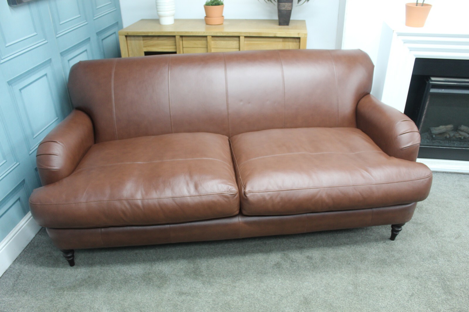 PARKER KNOLL, JOHN LEWIS HARROGATE, LARGE 2 SEATER SOFA IN CONTEMPO