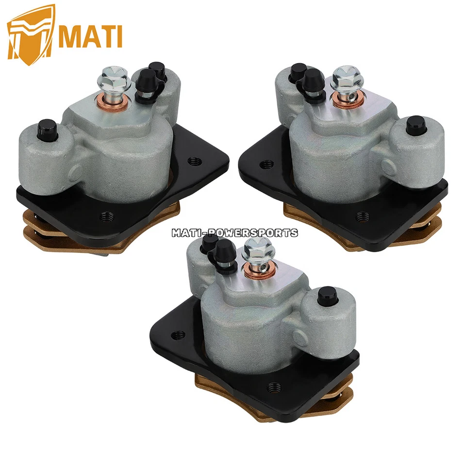 Front & Rear Brake Calipers for Arctic Cat ATV Alterra 400 450 500 4X4 2016-2017 - Image 2 of 4