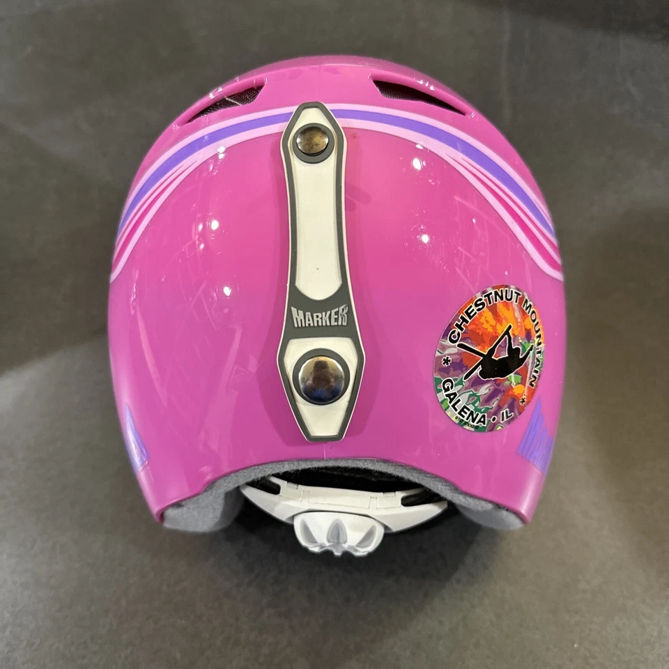 Casco de snowboard o esquí juvenil, rosa. Foto 4 de 4